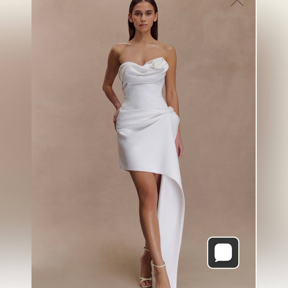 Meshki - Evianna Strapless Gathered Mini